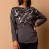 Roman Grey Animal Foil Print Top 2 Roman Grey Animal Foil Print Top -Roman Sales Shop unnamed file 8599