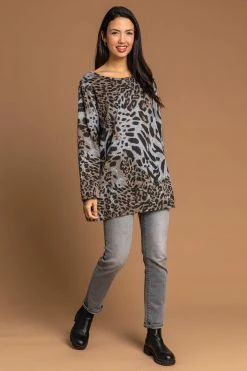 Roman Grey Animal Print Pocket Top 10 Roman Grey Animal Print Pocket Top -Roman Sales Shop unnamed file 8606