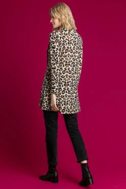 Roman Brown Animal Print Cowl Neck Tunic Top 10 Roman Brown Animal Print Cowl Neck Tunic Top -Roman Sales Shop unnamed file 8632