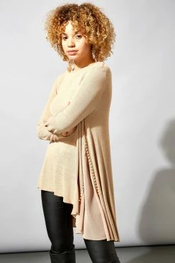 Roman Brown Chiffon Hem Stud Top 10 Roman Brown Chiffon Hem Stud Top -Roman Sales Shop unnamed file 8666