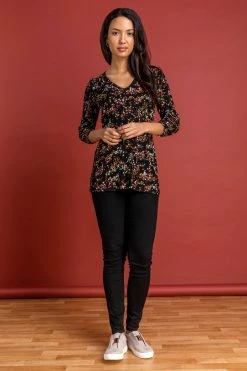 Roman Orange Ditsy Floral Print Top 9 Roman Orange Ditsy Floral Print Top -Roman Sales Shop unnamed file 8679