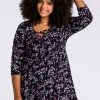 Roman Purple Curve Floral Cross Detail Tunic Top 2 Roman Purple Curve Floral Cross Detail Tunic Top -Roman Sales Shop unnamed file 8707