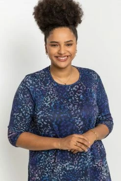 Roman Blue Curve Animal Print Pocket Top 10 Roman Blue Curve Animal Print Pocket Top -Roman Sales Shop unnamed file 8762