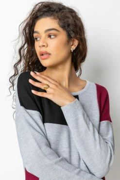 Roman Red Colour Block Ribbed Jumper 10 Roman Red Colour Block Ribbed Jumper -Roman Sales Shop unnamed file 8843