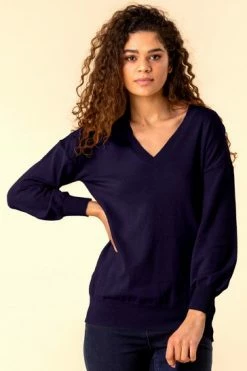Roman Grey V-Neck Long Sleeve Jumper 18 Roman Grey V-Neck Long Sleeve Jumper -Roman Sales Shop unnamed file 8870