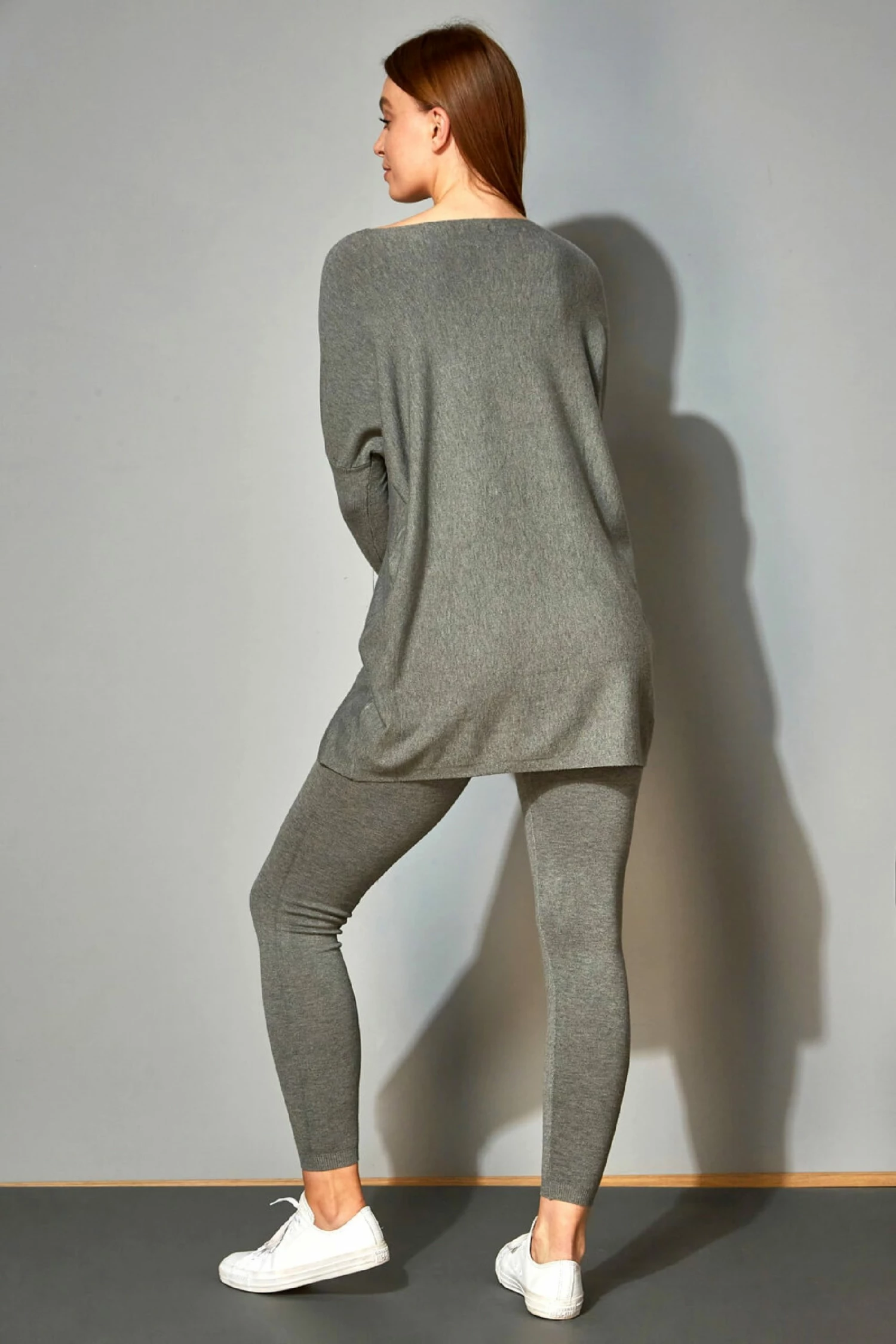 Roman Grey Sequin Heart Lounge Tunic Jumper 4 Roman Grey Sequin Heart Lounge Tunic Jumper - Image 2