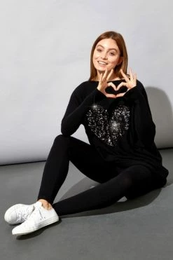 Roman Grey Sequin Heart Lounge Tunic Jumper 13 Roman Grey Sequin Heart Lounge Tunic Jumper -Roman Sales Shop unnamed file 8887