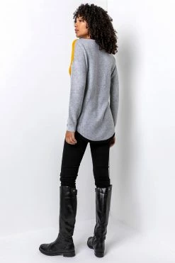 Roman Yellow Colour Block Ribbed Jumper 9 Roman Yellow Colour Block Ribbed Jumper -Roman Sales Shop unnamed file 8890