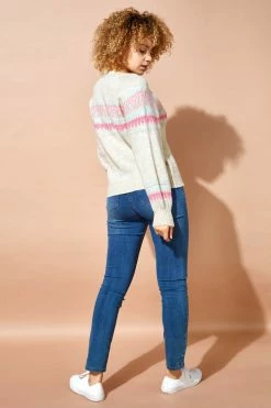 Roman Neutral Fairisle Shimmer Detail Jumper 9 Roman Neutral Fairisle Shimmer Detail Jumper -Roman Sales Shop unnamed file 8895