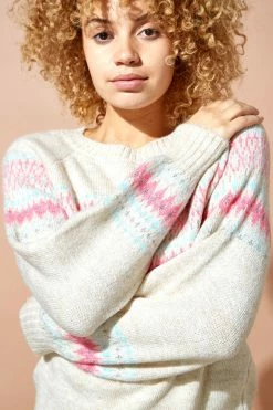 Roman Neutral Fairisle Shimmer Detail Jumper 10 Roman Neutral Fairisle Shimmer Detail Jumper -Roman Sales Shop unnamed file 8896