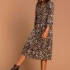 Roman Brown Animal Print Midi Shirt Dress 1 Roman Brown Animal Print Midi Shirt Dress -Roman Sales Shop unnamed file 897