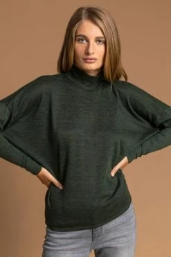 Roman Green Button Detail Turtle Neck Top 12 Roman Green Button Detail Turtle Neck Top -Roman Sales Shop unnamed file 8981