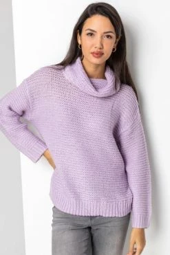 Roman Pink Textured Roll Neck Jumper 18 Roman Pink Textured Roll Neck Jumper -Roman Sales Shop unnamed file 9010