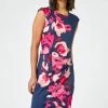 Roman Blue Floral Print Fitted Scuba Dress 2 Roman Blue Floral Print Fitted Scuba Dress -Roman Sales Shop unnamed file 902