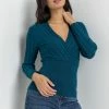 Roman Green Rib Front Wrap Jumper 1 Roman Green Rib Front Wrap Jumper -Roman Sales Shop unnamed file 9037
