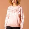 Roman Pink Floral Sequin Embellished Jumper 2 Roman Pink Floral Sequin Embellished Jumper -Roman Sales Shop unnamed file 9096