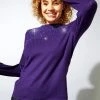 Roman Purple Diamante Long Sleeve Jumper -Roman Sales Shop unnamed file 9134