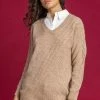 Roman Brown Shirt Collared Cable Knit Jumper 2 Roman Brown Shirt Collared Cable Knit Jumper -Roman Sales Shop unnamed file 9204