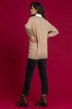 Roman Brown Shirt Collared Cable Knit Jumper 10 Roman Brown Shirt Collared Cable Knit Jumper -Roman Sales Shop unnamed file 9206