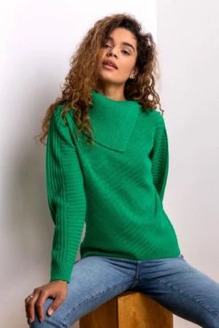 Roman Blue Textured Knit Split Neck Jumper 13 Roman Blue Textured Knit Split Neck Jumper -Roman Sales Shop unnamed file 9215