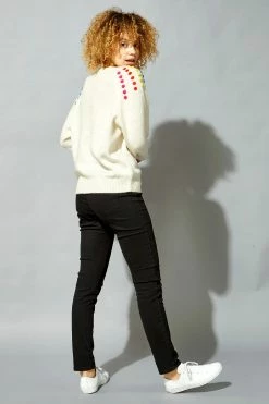 Roman White Long Sleeve Bobble Jumper 8 Roman White Long Sleeve Bobble Jumper -Roman Sales Shop unnamed file 9239