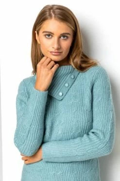 Roman Blue Cable Knit High Neck Jumper 11 Roman Blue Cable Knit High Neck Jumper -Roman Sales Shop unnamed file 9247