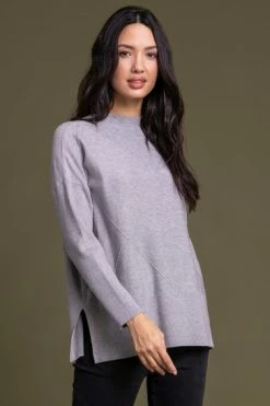 Roman Pink Funnel Neck Rib Jumper 13 Roman Pink Funnel Neck Rib Jumper -Roman Sales Shop unnamed file 9258