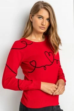 Roman Red Tape Heart Print Jumper 12 Roman Red Tape Heart Print Jumper -Roman Sales Shop unnamed file 9268