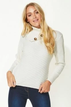 Roman Cream Originals Textured Knit Button Detail Jumper 12 Roman Cream Originals Textured Knit Button Detail Jumper -Roman Sales Shop unnamed file 9305