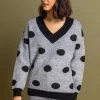 Roman Grey Check Print Roll Neck Jumper 1 Roman Grey Check Print Roll Neck Jumper -Roman Sales Shop unnamed file 9319