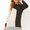 Roman Grey Originals Colour Block Split Neck Jumper 1 Roman Grey Originals Colour Block Split Neck Jumper -Roman Sales Shop unnamed file 9361