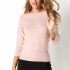 Roman Pink Slash Neck Jumper 2 Roman Pink Slash Neck Jumper -Roman Sales Shop unnamed file 9397