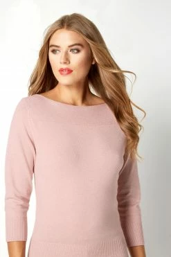 Roman Pink Slash Neck Jumper 9 Roman Pink Slash Neck Jumper -Roman Sales Shop unnamed file 9399
