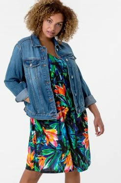 Roman Multi Curve Tropical Print Strappy Dress 11 Roman Multi Curve Tropical Print Strappy Dress -Roman Sales Shop unnamed file 940