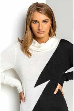 Roman Black Colour Block Longline Tunic Jumper 10 Roman Black Colour Block Longline Tunic Jumper -Roman Sales Shop unnamed file 9411