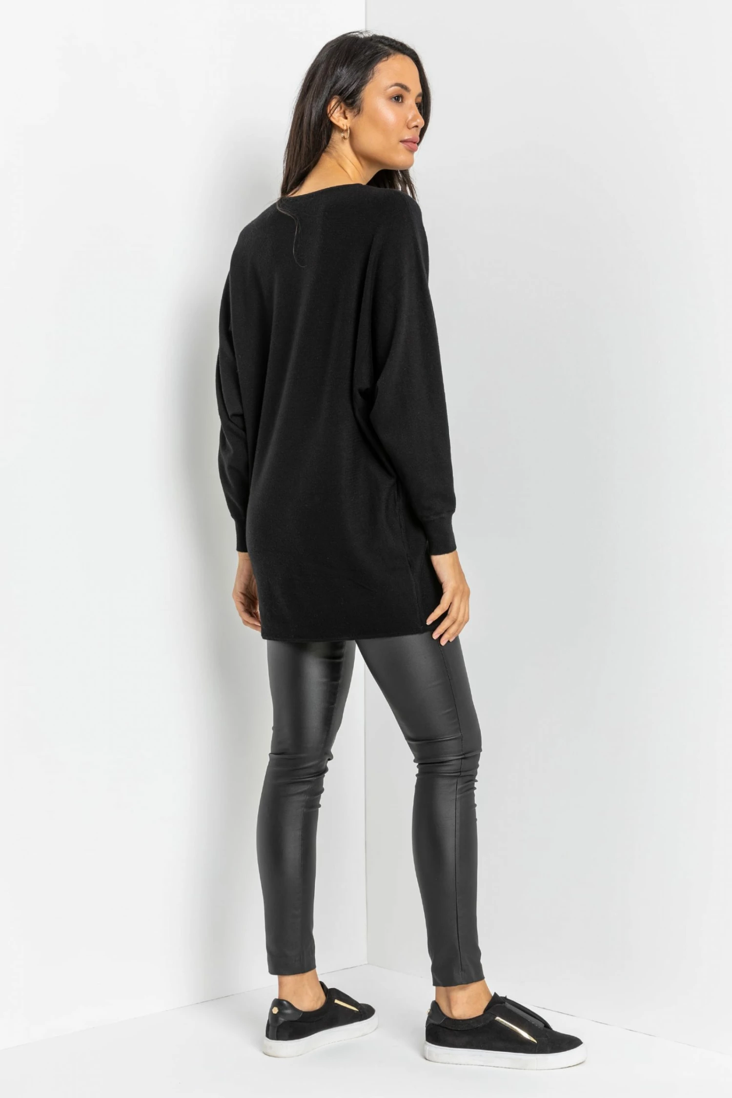 Roman Black Animal Embellished Heart Jumper 5 Roman Black Animal Embellished Heart Jumper - Image 3