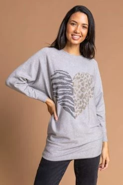 Roman Black Animal Embellished Heart Jumper 13 Roman Black Animal Embellished Heart Jumper -Roman Sales Shop unnamed file 9424