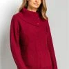 Roman Red Pointelle Sleeve Cowl Neck Jumper 2 Roman Red Pointelle Sleeve Cowl Neck Jumper -Roman Sales Shop unnamed file 9425