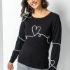 Roman Black Tape Heart Print Jumper 1 Roman Black Tape Heart Print Jumper -Roman Sales Shop unnamed file 9437