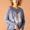 Roman Grey Animal Print Sparkle Star Jumper 1 Roman Grey Animal Print Sparkle Star Jumper -Roman Sales Shop unnamed file 9442