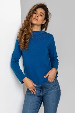 Roman Blue Diamante Long Sleeve Jumper 11 Roman Blue Diamante Long Sleeve Jumper -Roman Sales Shop unnamed file 9462