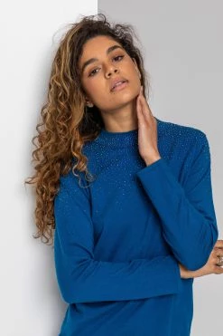 Roman Blue Diamante Long Sleeve Jumper 12 Roman Blue Diamante Long Sleeve Jumper -Roman Sales Shop unnamed file 9463