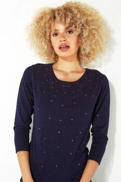 Roman Blue Originals Diamante Studded Jumper 12 Roman Blue Originals Diamante Studded Jumper -Roman Sales Shop unnamed file 9483