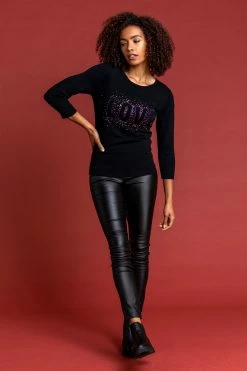 Roman Love Diamante Embellished Jumper 10 Roman Love Diamante Embellished Jumper -Roman Sales Shop unnamed file 9489