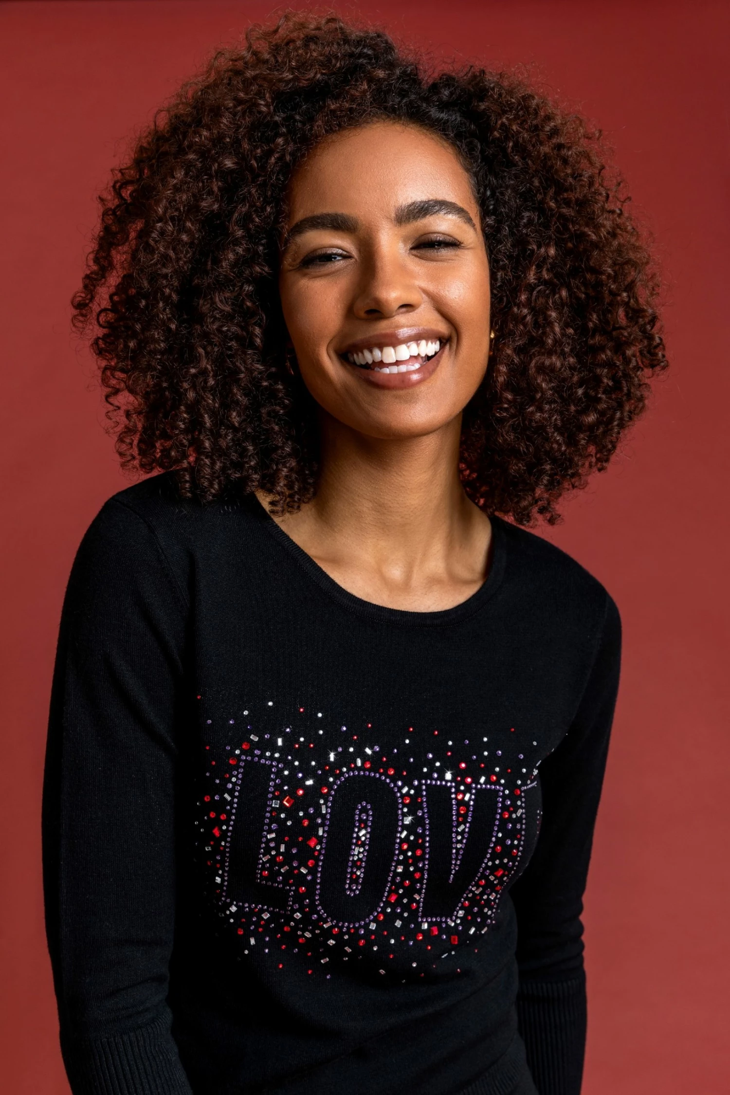 Roman Love Diamante Embellished Jumper 6 Roman Love Diamante Embellished Jumper - Image 4