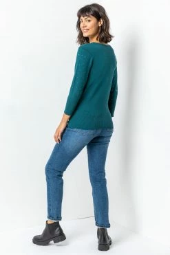 Roman Green Diamante Studded Jumper 10 Roman Green Diamante Studded Jumper -Roman Sales Shop unnamed file 9539