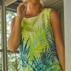 Roman Green Palm Print Shift Dress 2 Roman Green Palm Print Shift Dress -Roman Sales Shop unnamed file 954