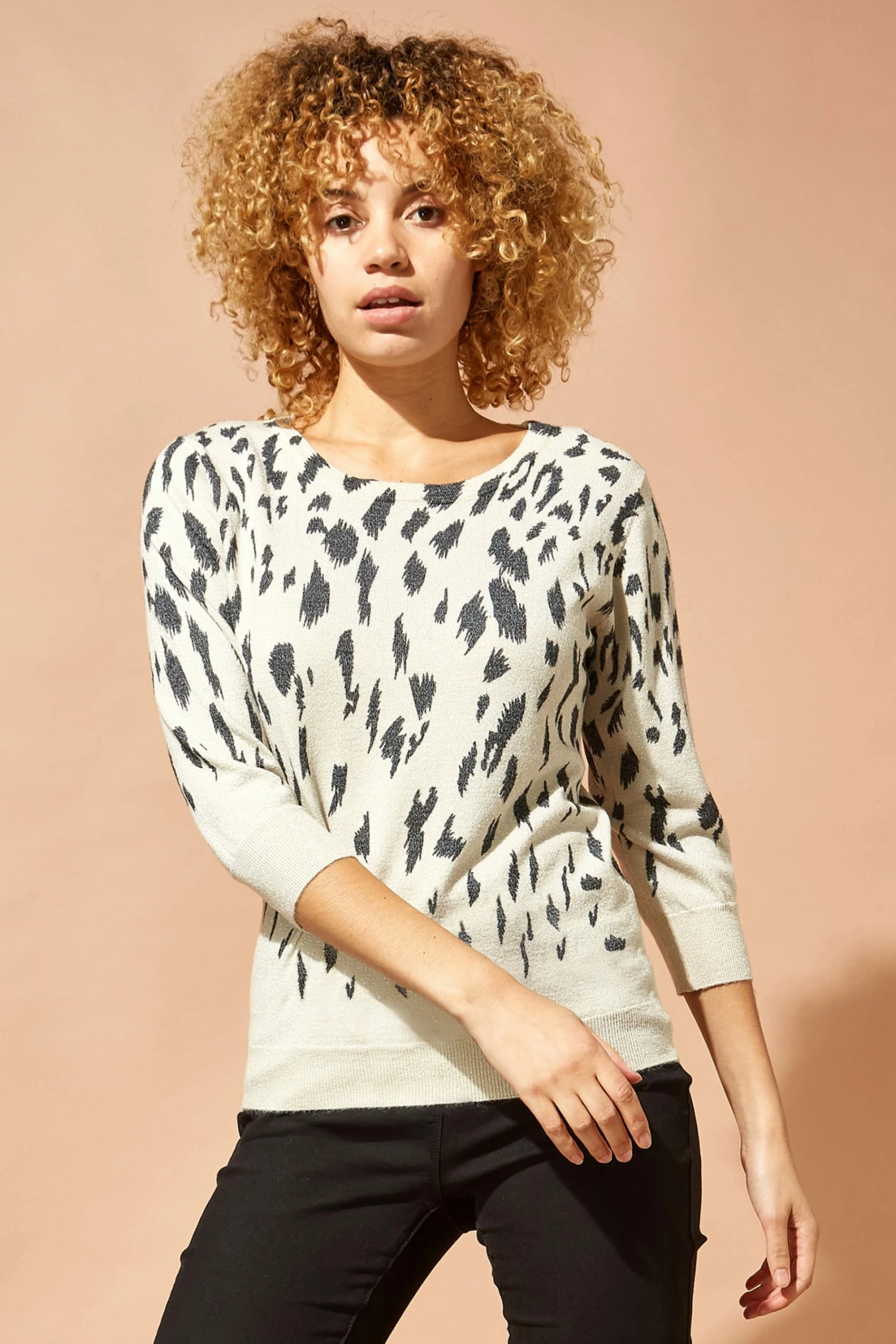 Roman Stone Animal Print Jumper 3 Roman Stone Animal Print Jumper
