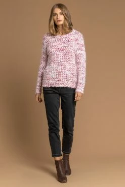 Roman Pink Fluffy Yarn Jumper 11 Roman Pink Fluffy Yarn Jumper -Roman Sales Shop unnamed file 9553