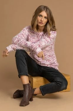 Roman Pink Fluffy Yarn Jumper 13 Roman Pink Fluffy Yarn Jumper -Roman Sales Shop unnamed file 9555